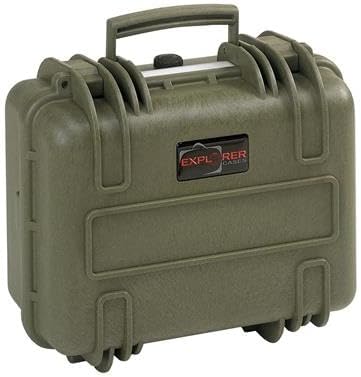 Explorer Cases 3317.G Olive Drab (Grün) Koffer mit vorgewürfeltem Schaumstoff-Set Mehrfarbig/Meeresw