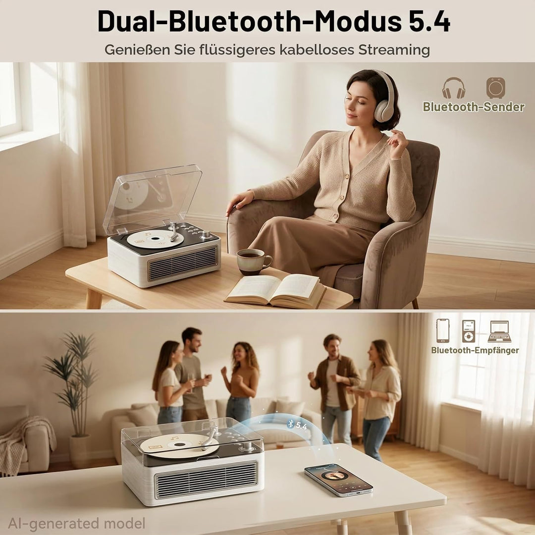 CD Player Tragbar Bluetooth: Kegaudio Radio mit CD-Player Tragbarer mit Lautsprecher Fernbedienung U