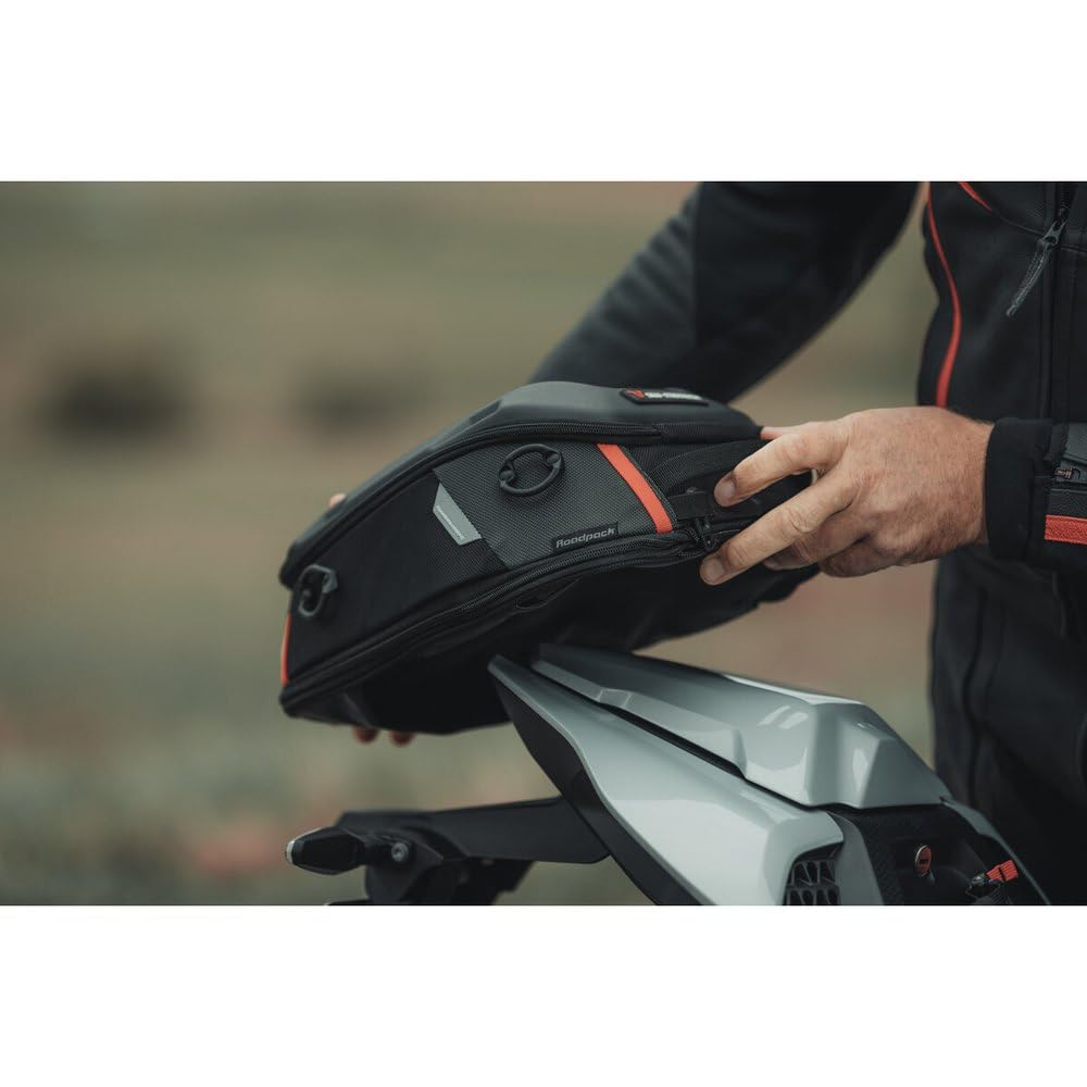 PRO Roadpack Tail Bag 1680D Ballistic Nylon. Black/Anthracite. 8-14 l.
