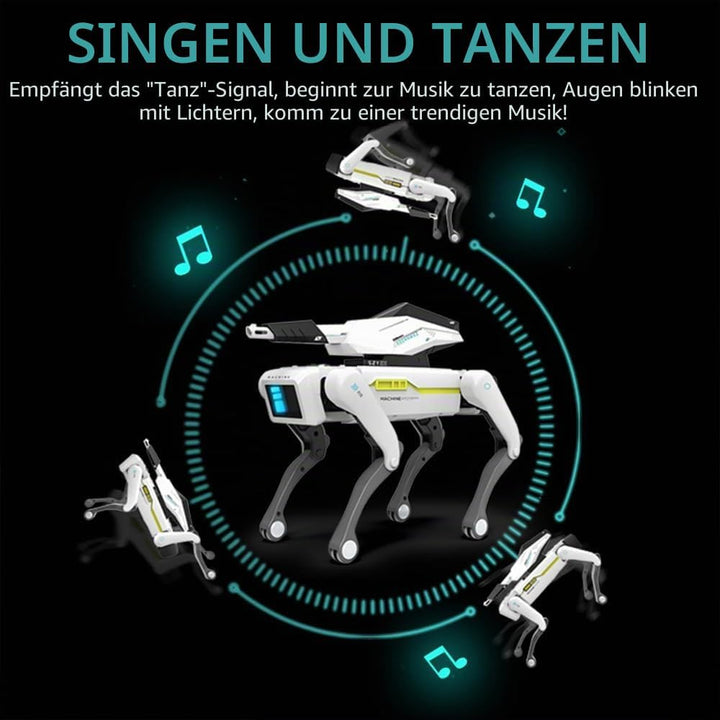 X-Verse RC Roboter Hund für Kinder Ferngesteuerter Spielzeug, Programmierbarer Tanz Musik Roboterhun