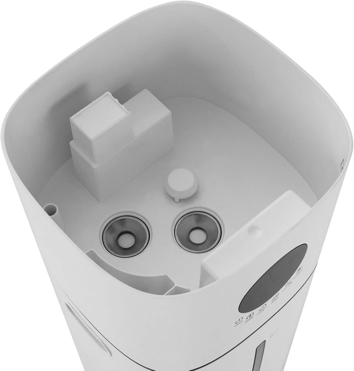 16L Obere Füllung Luftbefeuchter 56W Geräuscharm Raumbefeuchter mit LED-Anzeige und Zeitmesser 600ml