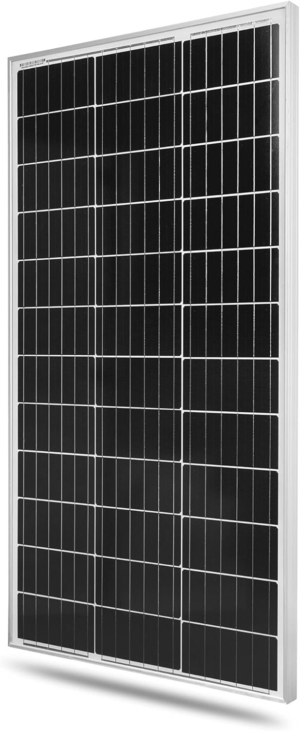 Solarmodule Monokristallin Solarpanel Solarzelle Photovoltaik Solar PV Mono (100W) 100 W 12 V, 100 W
