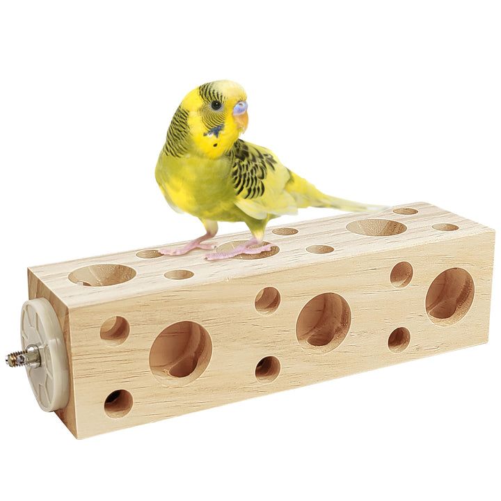 Kauspielzeug aus natürlichem Holz, für Sittiche, Vogelkäfig-Zubehör für Hamster, Nymphensittiche, Si