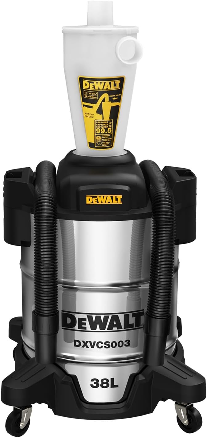 DEWALT Zyklon Staubsauger Filter Staubsammler Filter Dust Commander Trenner mit 38L Staubbehälter au