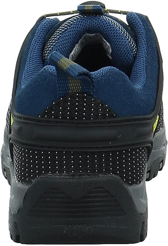 CMP Jungen Kids Rigel Low Shoes Wp Trekking-Schuhe 28 EU Blau Gelb Blue Ink Yellow, 28 EU Blau Gelb