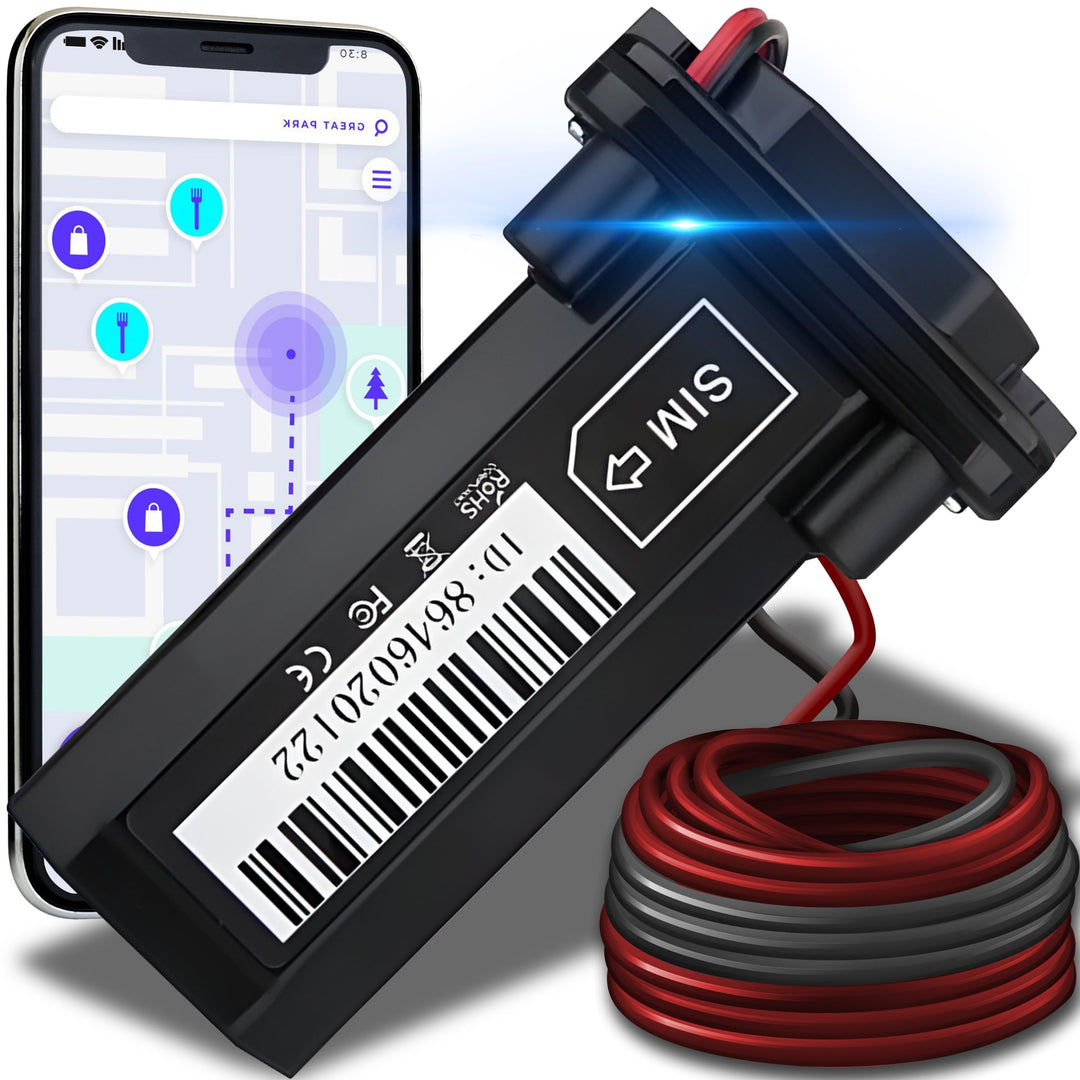 Retoo GPS-Tracker für Auto Motorrad Roller mit SMS, Wasserdichter, Android/iOS App, Präzise Lokalisi