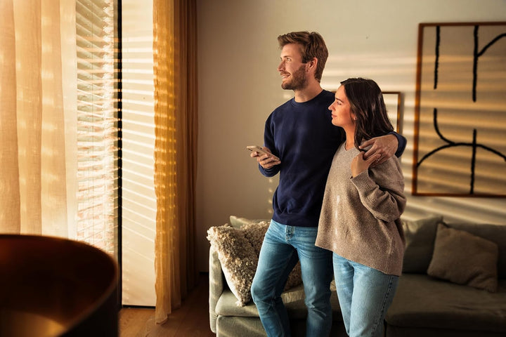 HOMEPILOT Sonnen- und Windsensor smart, Funksensor mit Solarbetrieb zur automatischen Steuerung von