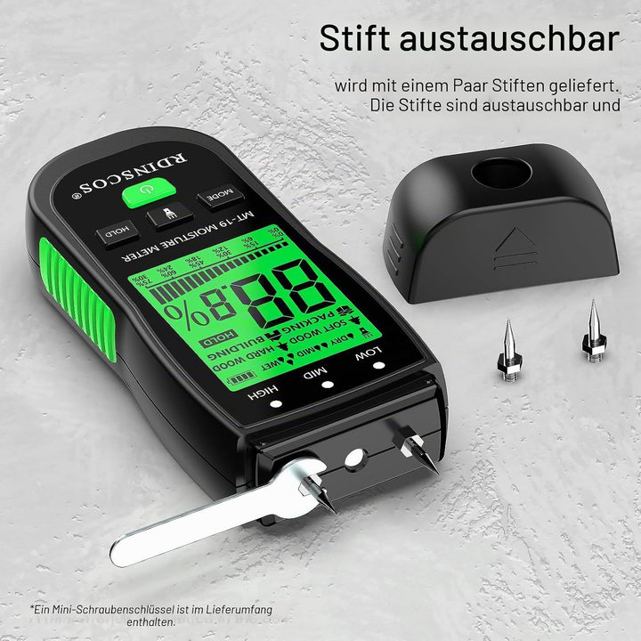 Feuchtigkeitsmessgerät Feuchtigkeitsmesser Detector Feuchtigkeitsdetektor Detector Feuchtigkeitsdete