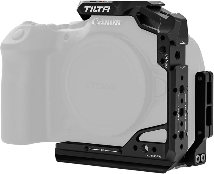 Tilta Halber Kamerakäfig für R6 Mark II mit NATO-Schiene, Kaltschuh, 1/4-Zoll-Gewinde, Positionierst