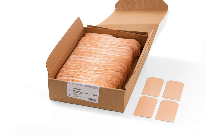 HERMA 6018 Anhängezettel gross, 1000 Papieranhänger, 60 x 113 mm, Geschenkanhänger zum Beschriften,