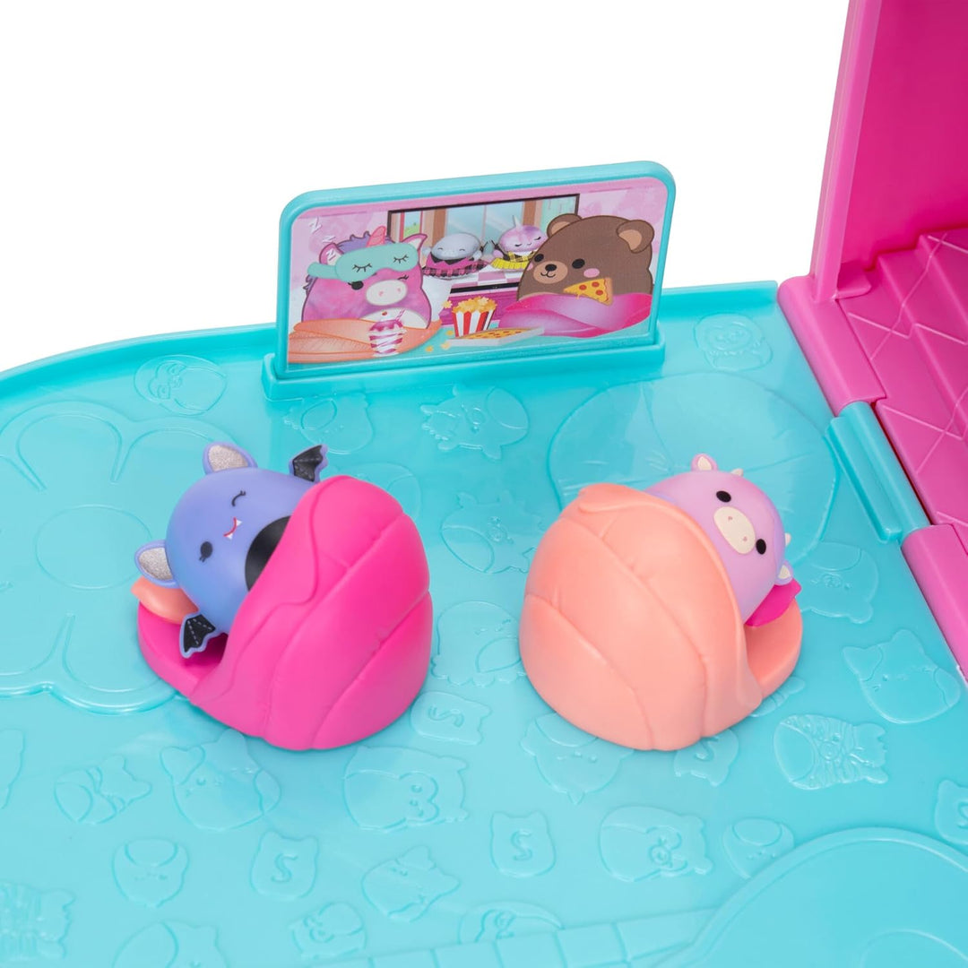 Squish-a-longs SQAL0037 - Party Pack On-The-Go Playset - Serie 1 - (3) 2,5 cm Mini-Squish mit (9) Ei
