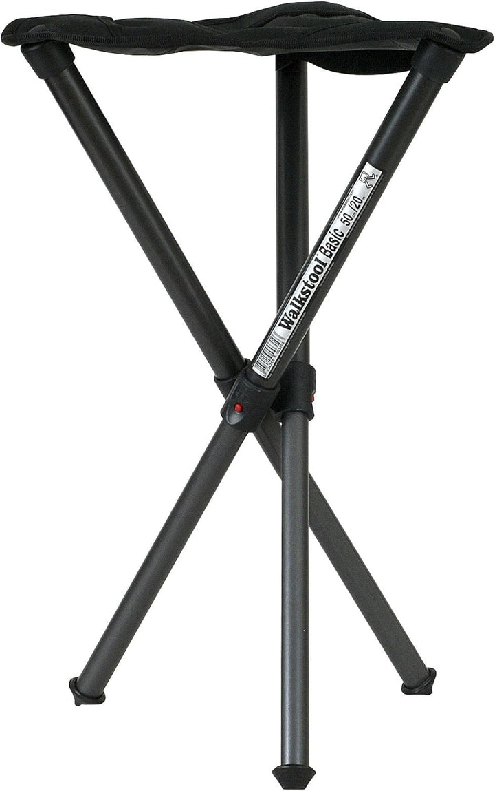 Walkstool - Modell Basic - 3-Beiniger Klapphocker aus Aluminium - Faltbar - 2 wählbare Modelle mit d