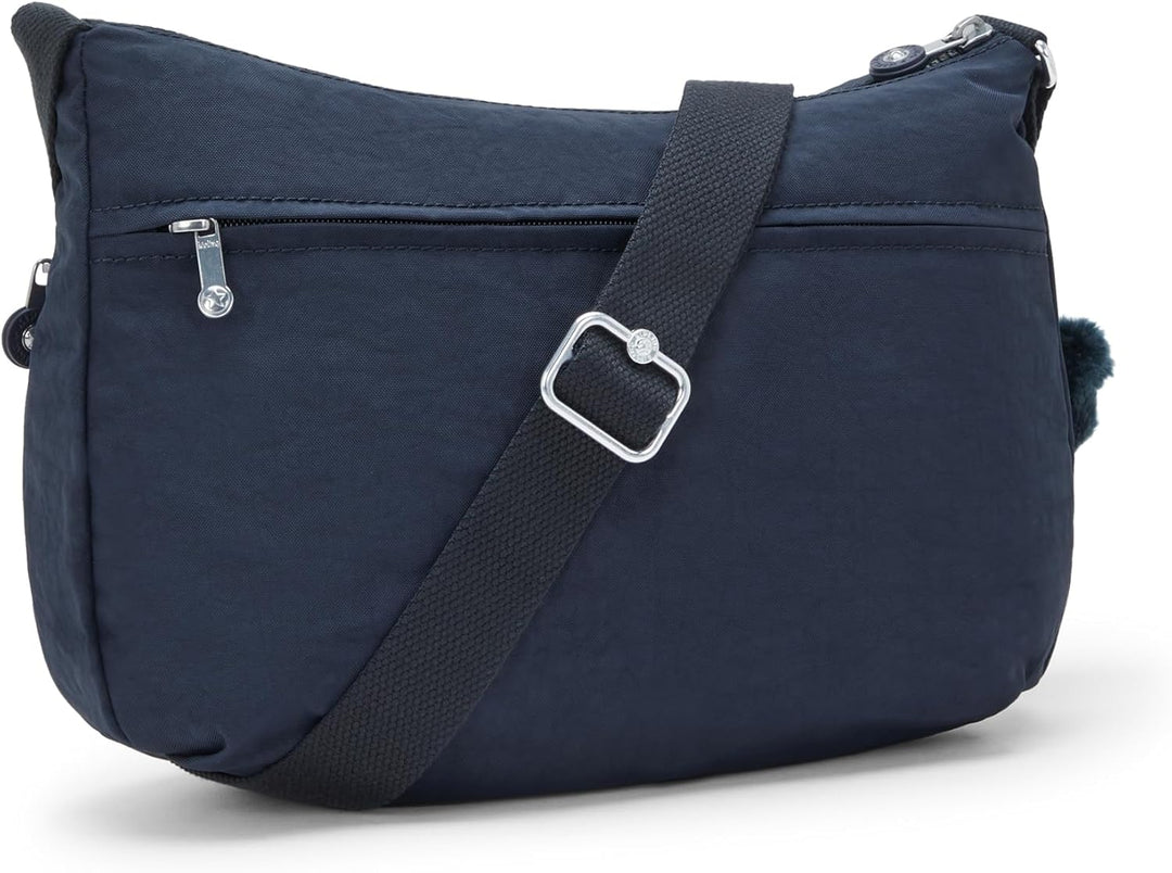 Kipling Damen Izellah Umhängetasche, M Blue Bleu 2, Blue Bleu 2