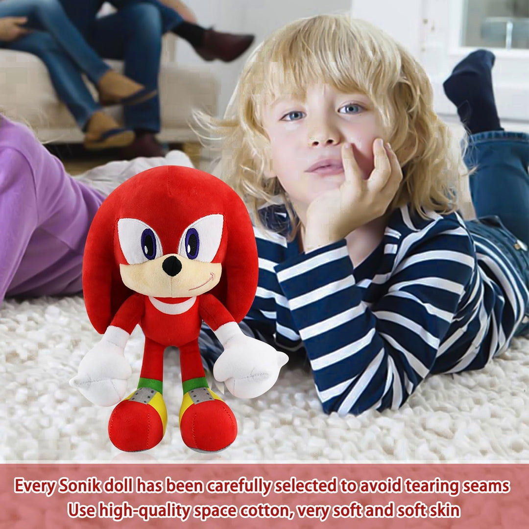 S-onic Tails Kuscheltier, 30cm S-onic Plüschfigur, Kinder S-onic Plüschpuppen, Cartoon Anime S-onic