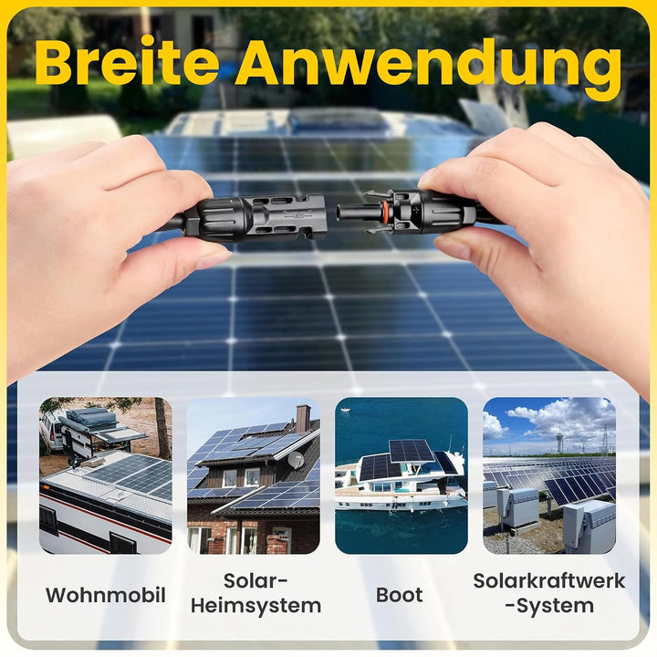 Offgridtec Anderson-zu-Anderson Flachkabel 4 mm², Superflaches Verbindungskabel mit hochwertigen And