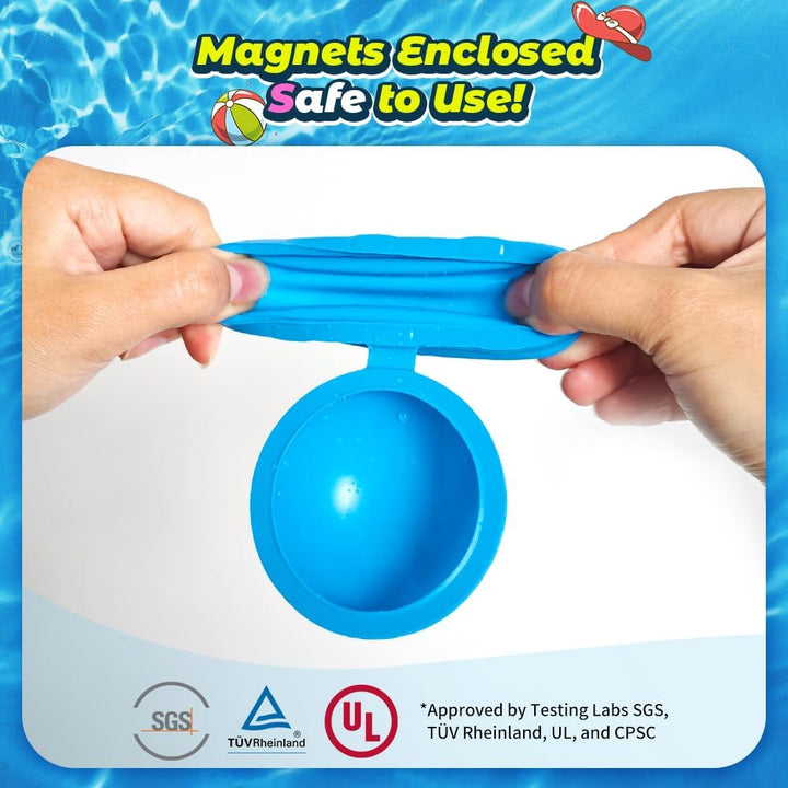 Wasserbomben Wiederverwendbar,Silikon Wasserbomben Selbstschliessend magnetische Spritzbälle,Sommer
