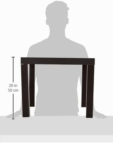 IKEA Lack Beistelltisch in schwarz; (55x55cm)