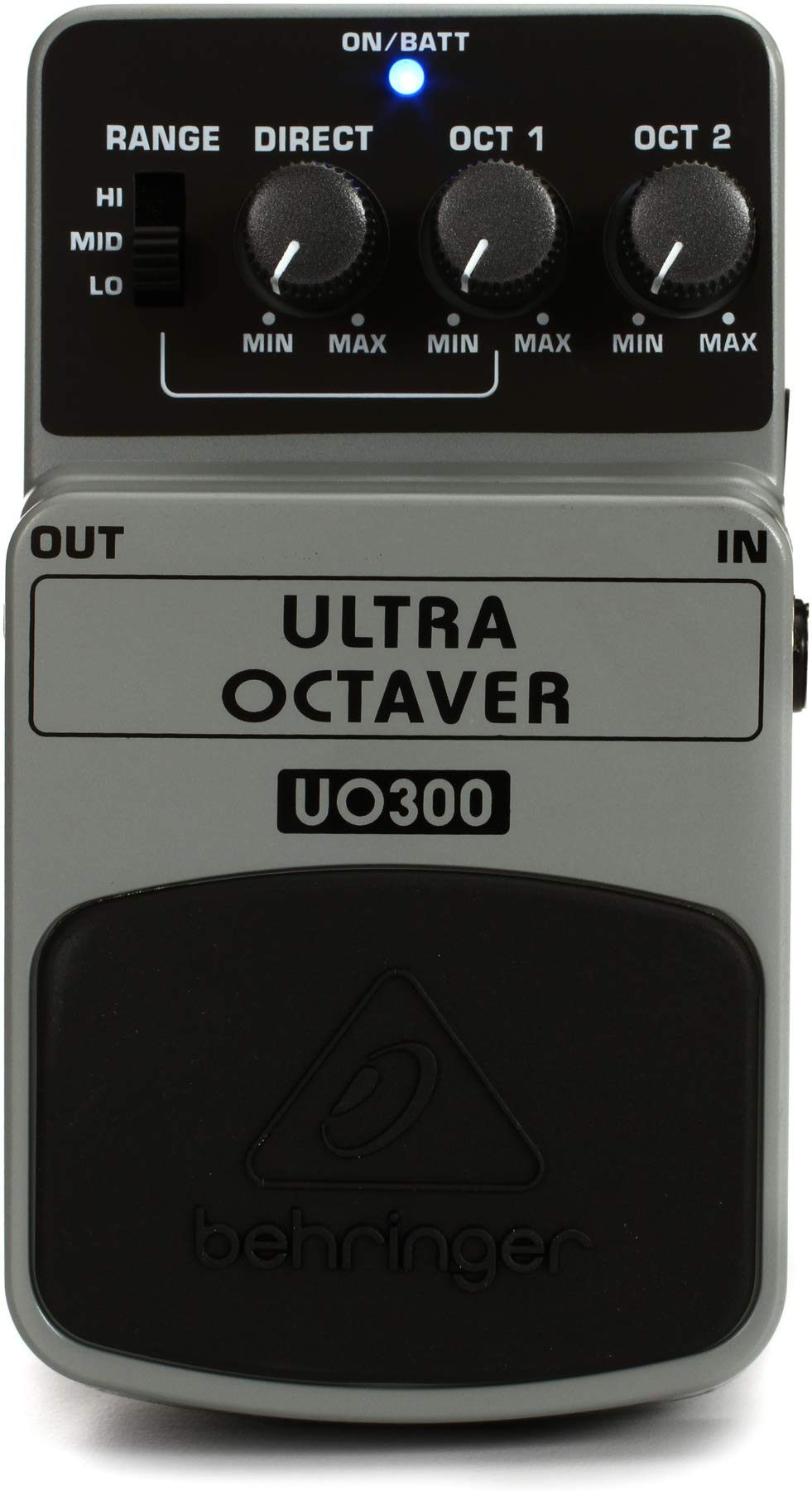 Behringer ULTRA OCTAVER UO300 Oktaver-Effektpedal mit 3 Modi ULTRA OCTAVER UO300 Guitar Pedal, ULTRA