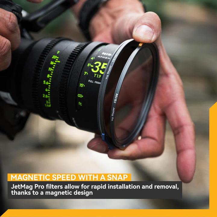 NiSi 82mm Magnetischer Filter FS ND8 (0,9/3-Stop) Magnet ND-Filter für JetMag Pro 82MAG System (Verw