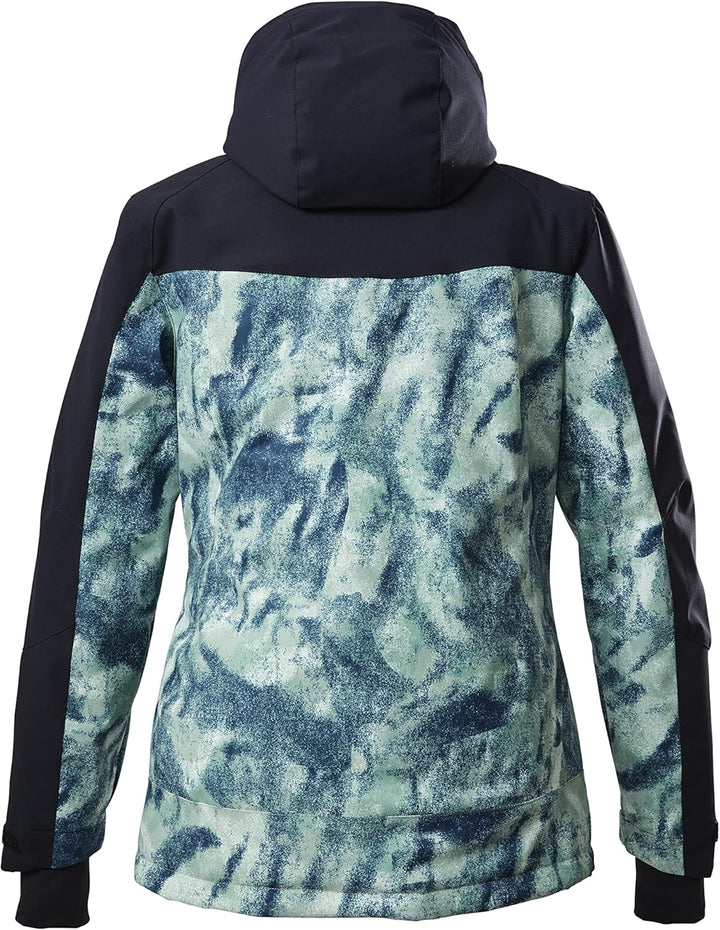 Killtec Damen Ksw 145 Wmn Ski Jckt Skijacke/Funktionsjacke mit abzippbarer Kapuze und Schneefang 42