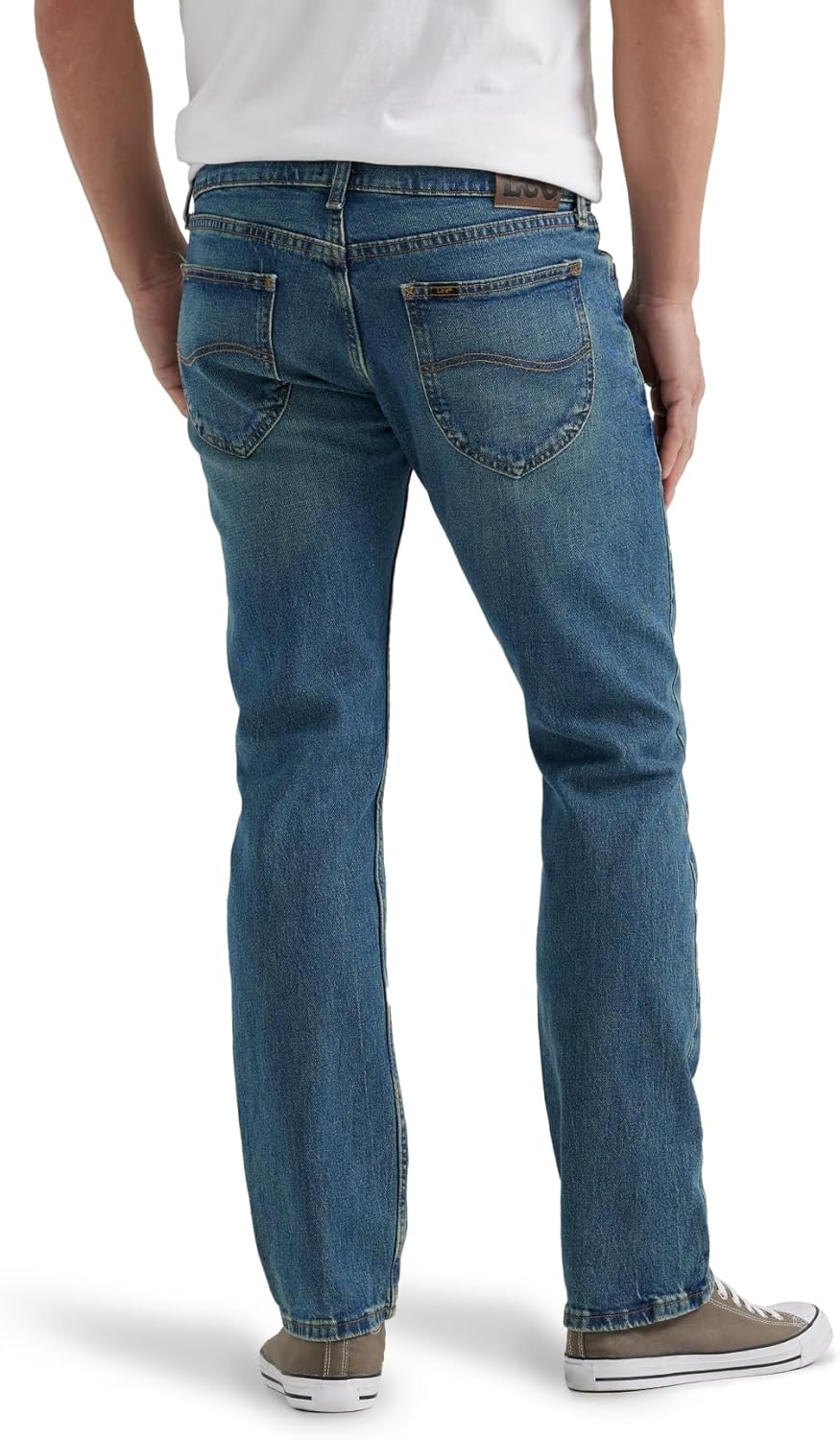 Lee Men's Legendary Slim Straight Leg Jean, Fuel, 38W x 36L