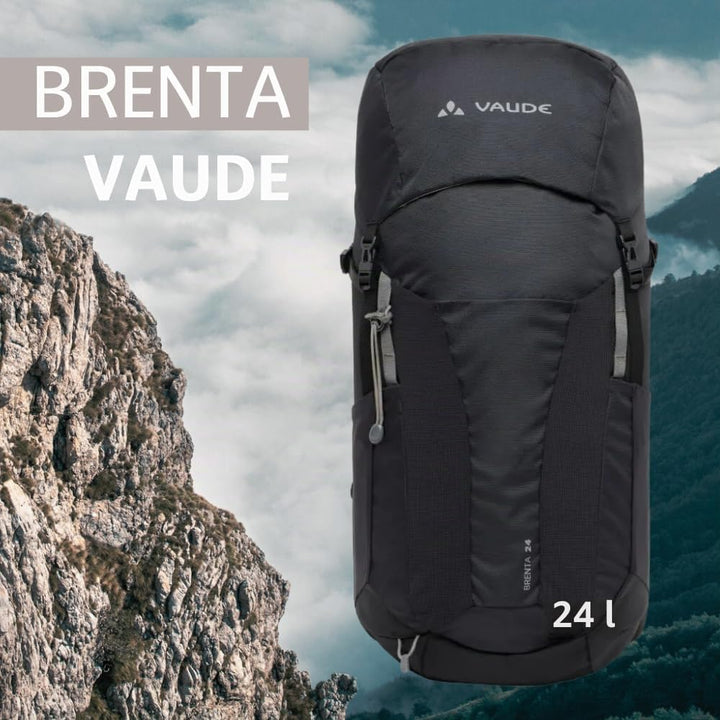 VAUDE Unisex Brenta 24 Rucksäcke (1er Pack) Einheitsgrösse Schwarz, Einheitsgrösse Schwarz