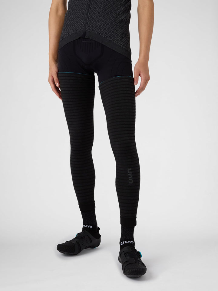 UYN Unisex Buffercone Beinwärmer (1er Pack) XS Black/Anthracite, XS Black/Anthracite