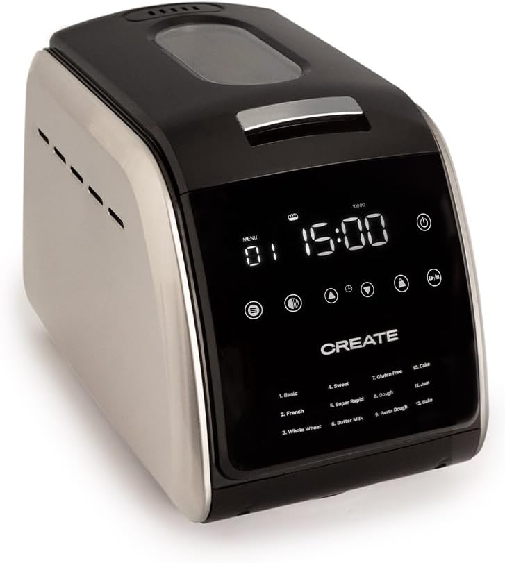 CREATE /CHEF BREAD/Automatischer Brotbackautomat 850W / 12 Programme, LCD-Display, programmierbar 15