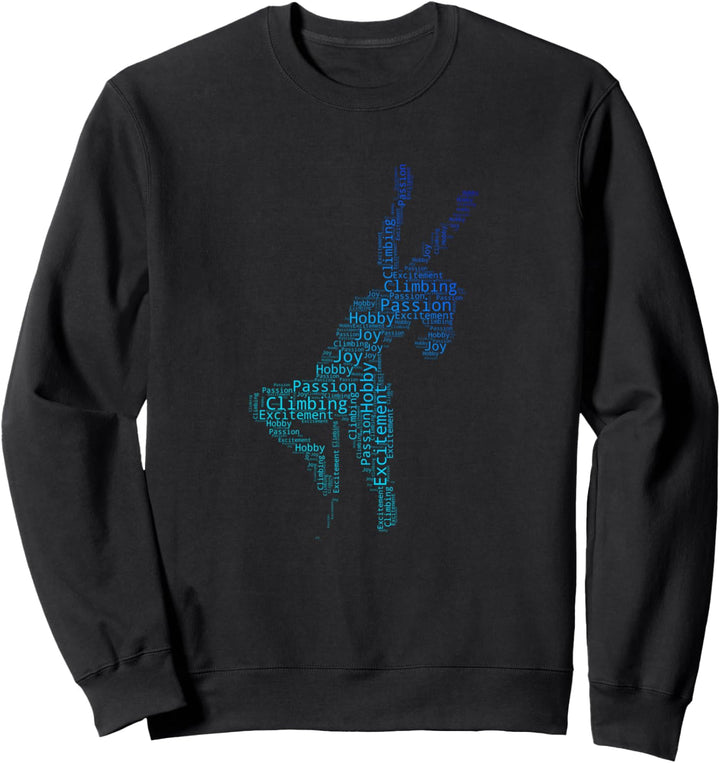 Boulder Kletterer Klettern Herren Bouldern Sweatshirt