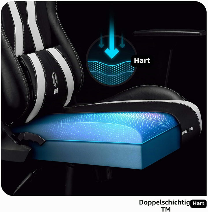 Diablo Gaming Stuhl X-Horn 2.0 Bürostuhl Gamer Chair Schreibtischstuhl 3D Armlehnen Ergonomisches De
