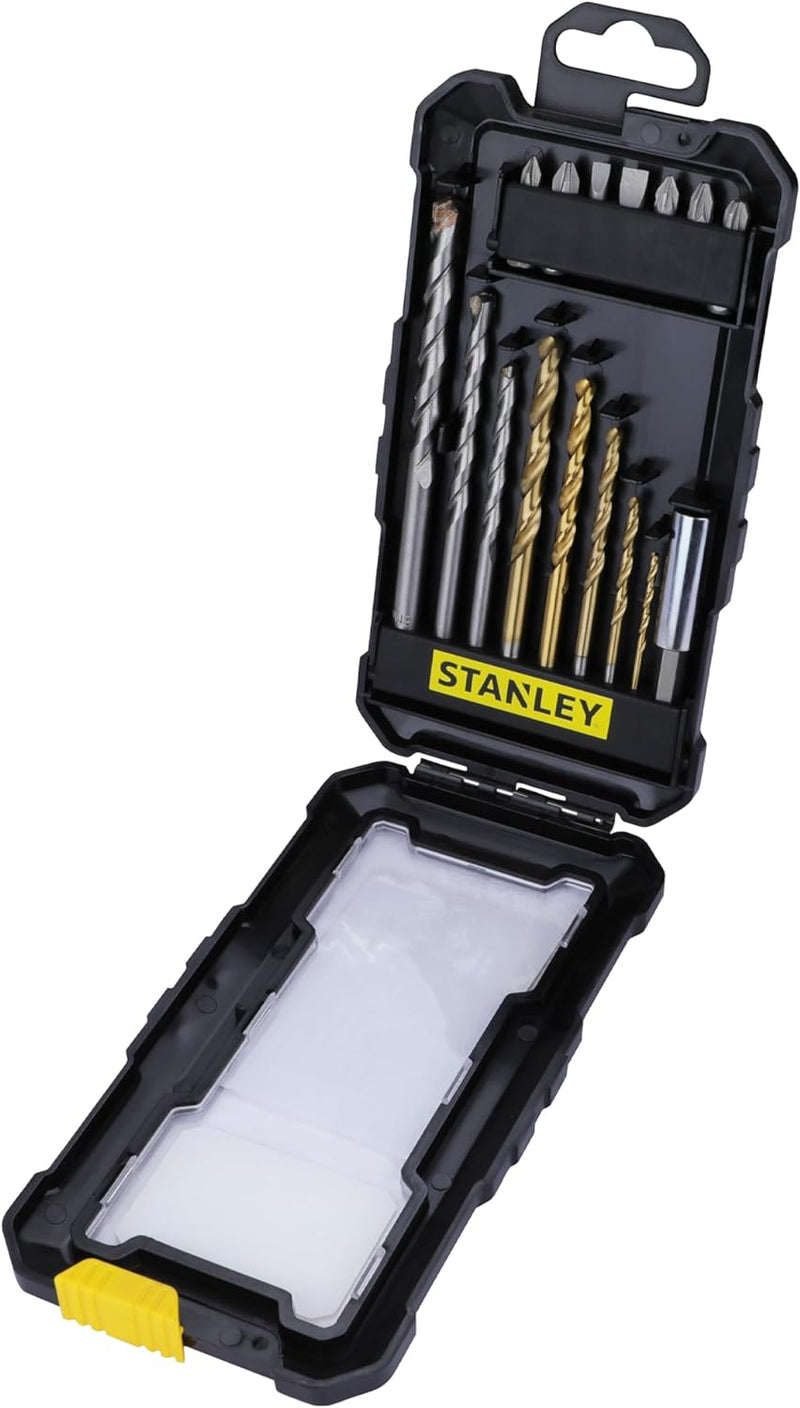 Stanley FatMax sta7221-xj Zubehör-Set Stanley 16 teilig Bohrer zum Bohren und Schrauben. 3 titan (5,