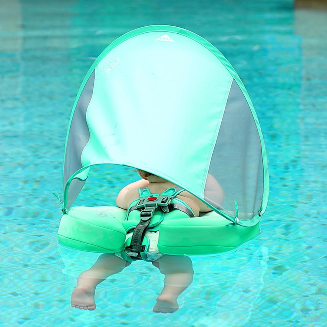 Babys-Schwimmbecken | Nicht Aufblasbarer Babys-Schwimmkörper Mit Abnehmbares Überdachung UPF 50+ | K
