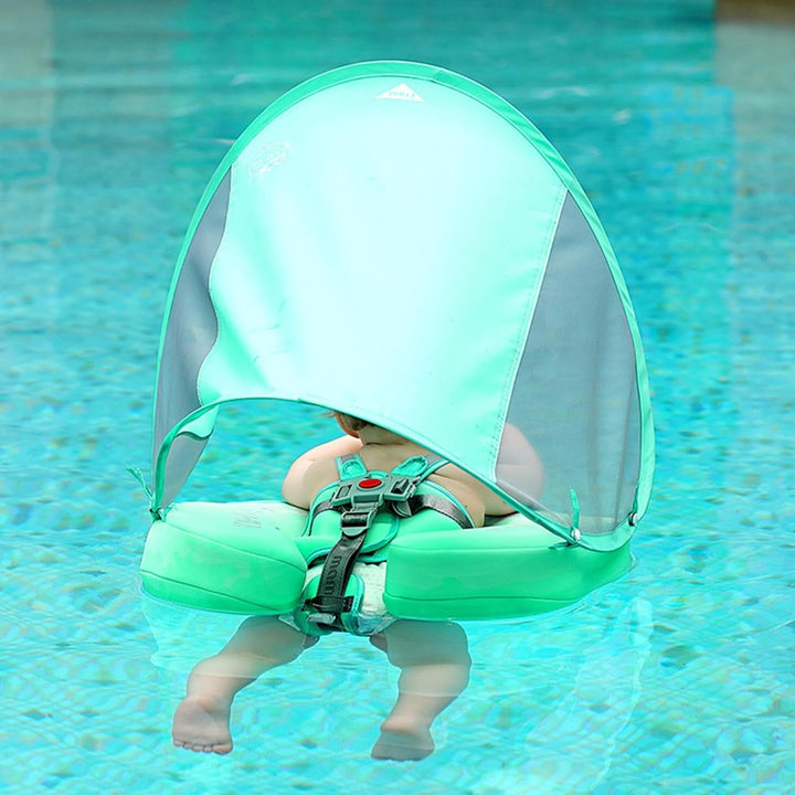 Babys-Schwimmbecken | Nicht Aufblasbarer Babys-Schwimmkörper Mit Abnehmbares Überdachung UPF 50+ | K