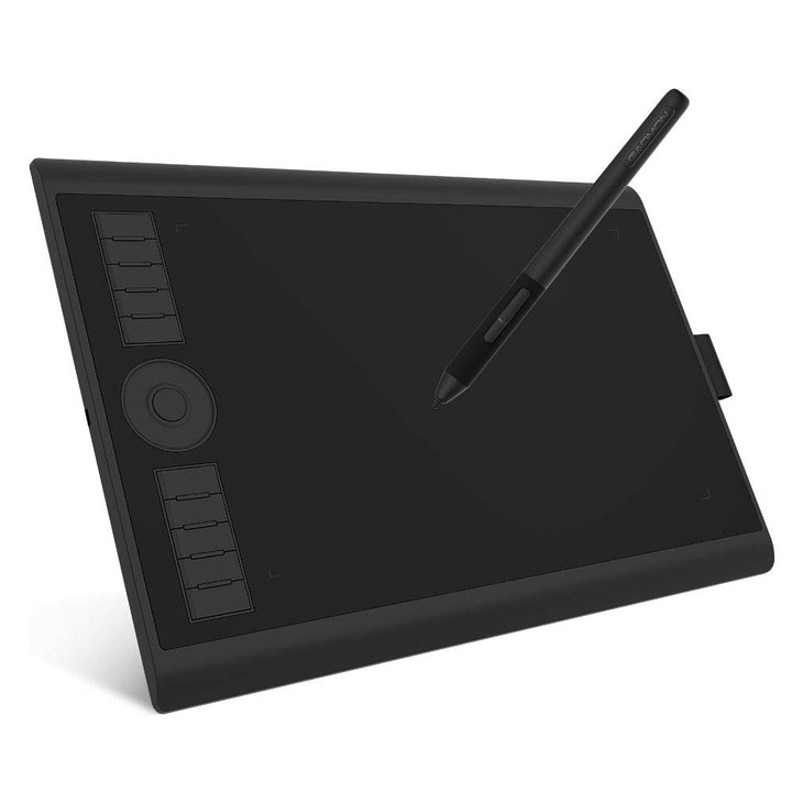 GAOMON M10K PRO 10” X 6,25" Zeichentablett mit Touch Ring, arbeitet mit AP32 Battrielosem Stift, kom
