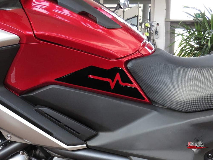 BIKE-label Seitentank Pad Schwarz Black kompatibel für Honda NC 750 X 800180