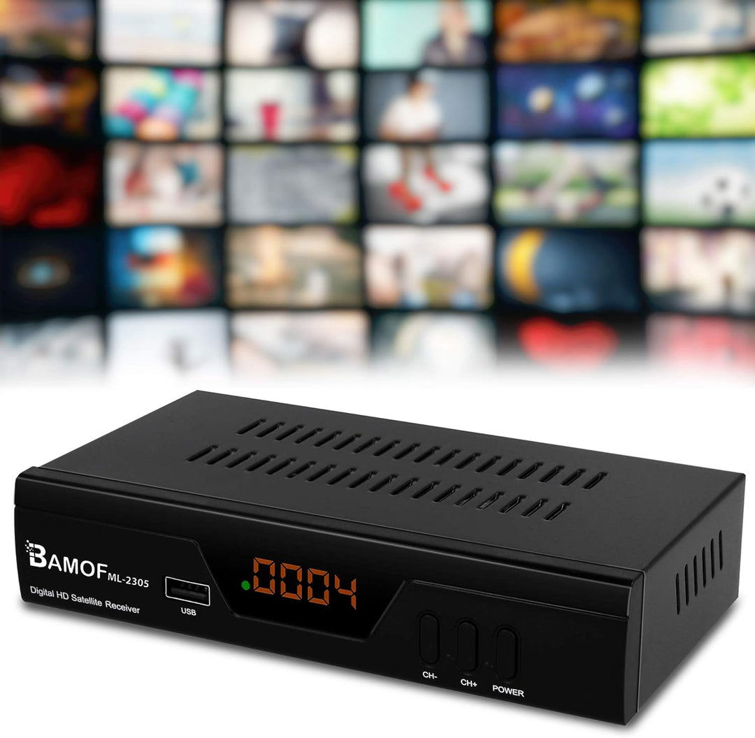 hd-line Bamof 2305 Digital Satelliten Sat Receiver - (HDTV, DVB-S/S2, HDMI, SCART, 2X USB 2.0, Full