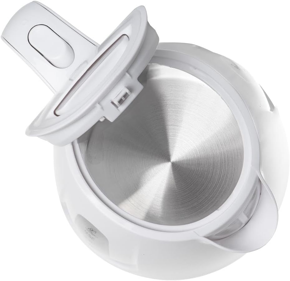 ADLER-Reisekessel 0,6 l, kompaktes Design, 600 W Leistung, weiss