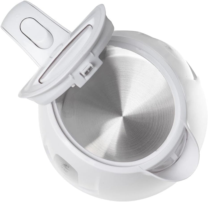 ADLER-Reisekessel 0,6 l, kompaktes Design, 600 W Leistung, weiss