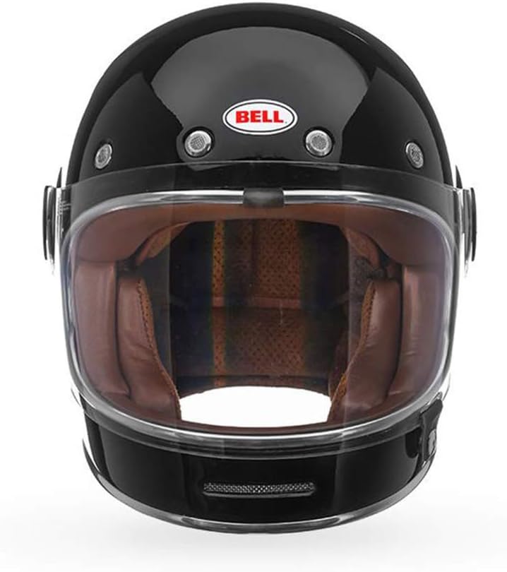 Bell Powersports Bullitt Motorradhelm, Schwarz (Solid Schwarz), S