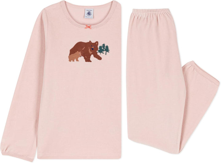 Petit Bateau Mädchen Pyjama 3 Jahre Rosa Saline, 3 Jahre Rosa Saline