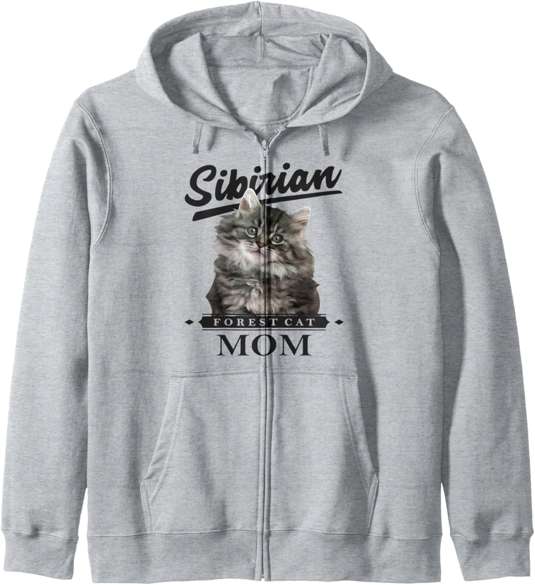 Sibirische Waldkatzen Mama | Sibirische Waldkatze Kapuzenjacke