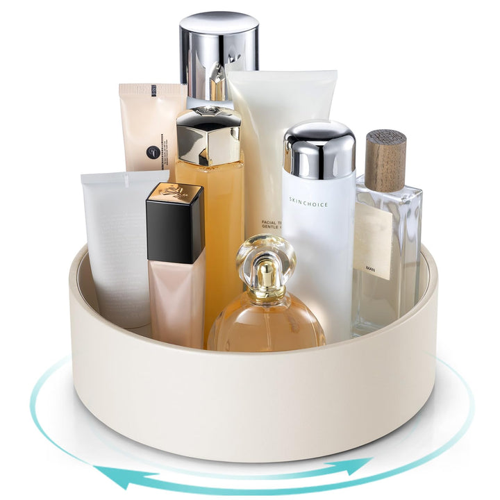 VLANDO Make up Organizer 360° Drehbar, Schminktisch Organizer, Kosmetik Organizer, Badezimmer Organi