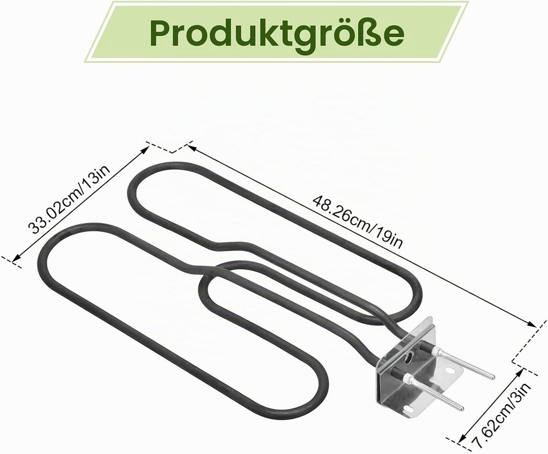 JAOGAUS Heizelement [Original Ersatzteil] für Elektrogrill Q140, Heizelement 66631 für Elektrogrill,