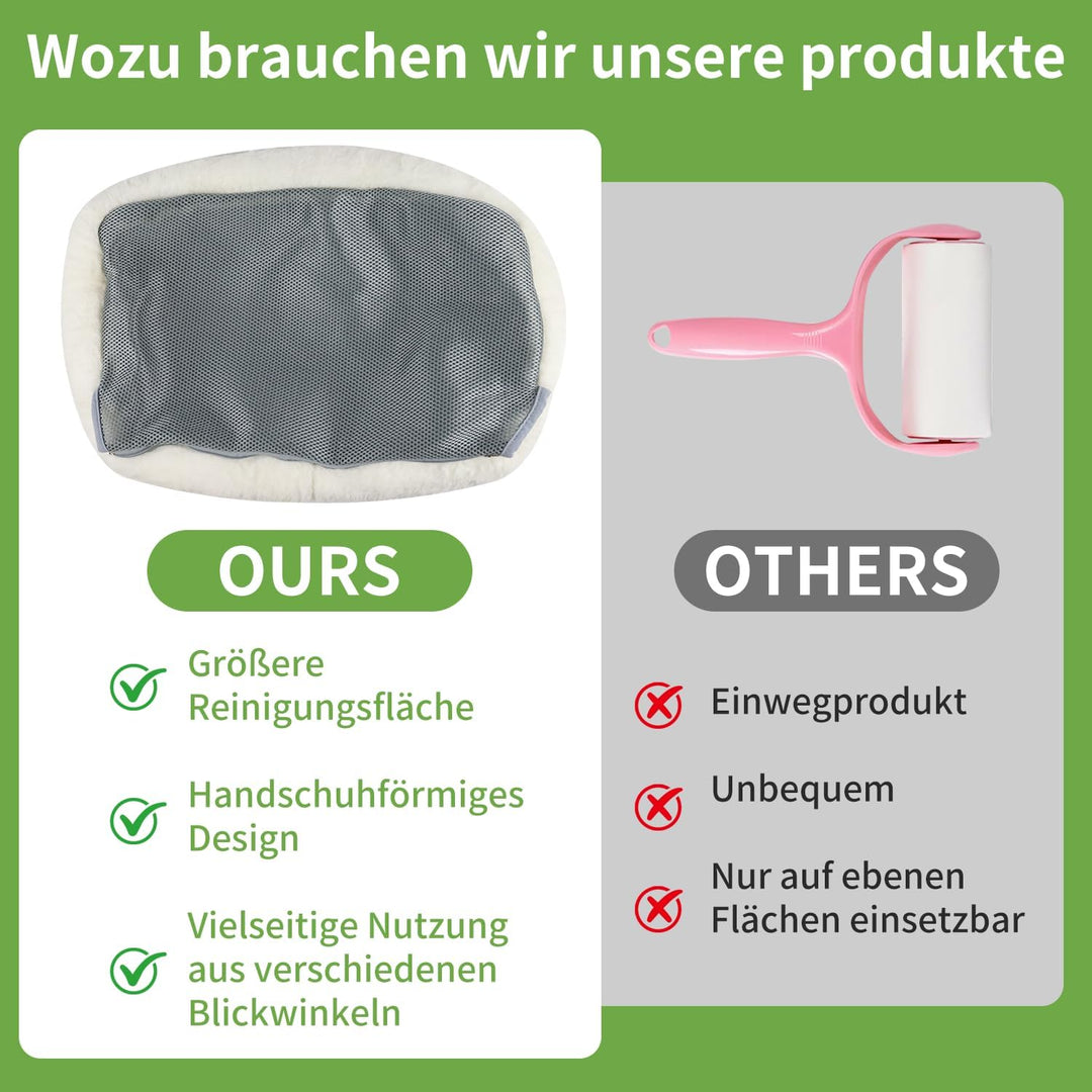 Katzen Fensterliege Hängematte mit Tierhaarentferner Handschuh, Katzen Hängematte mit Abnehmbarem 4-