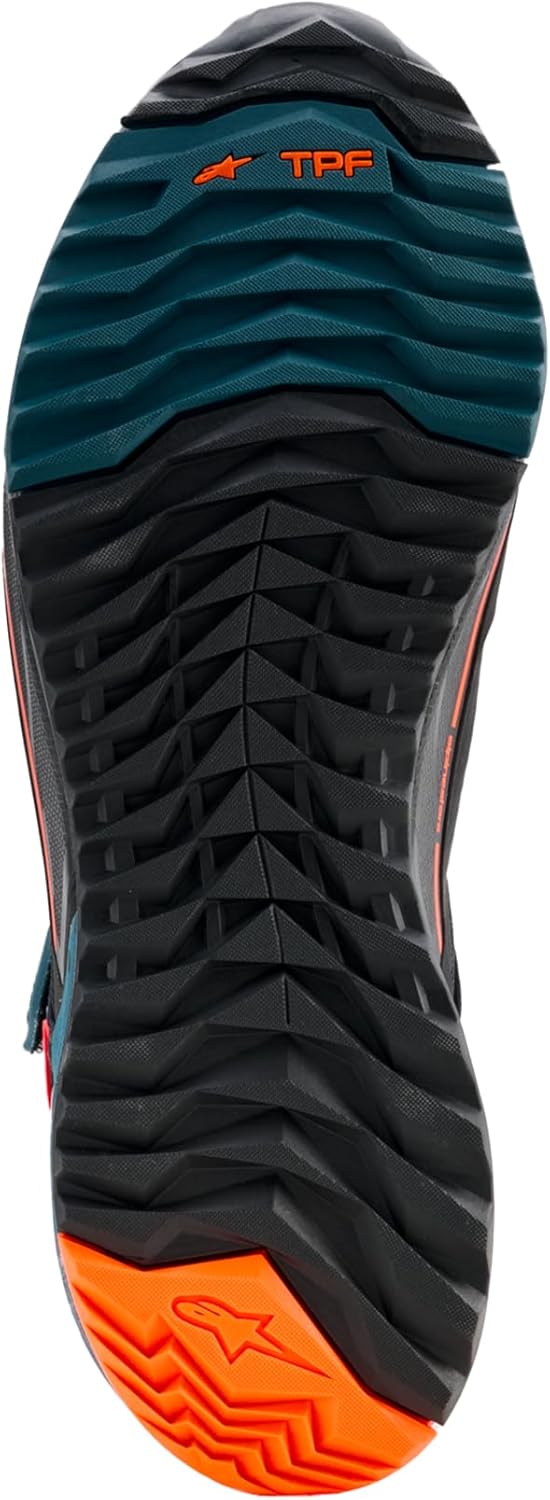 Alpinestars Unisex Motorradsc Motorradstiefel 44 EU Orange Grün, 44 EU Orange Grün