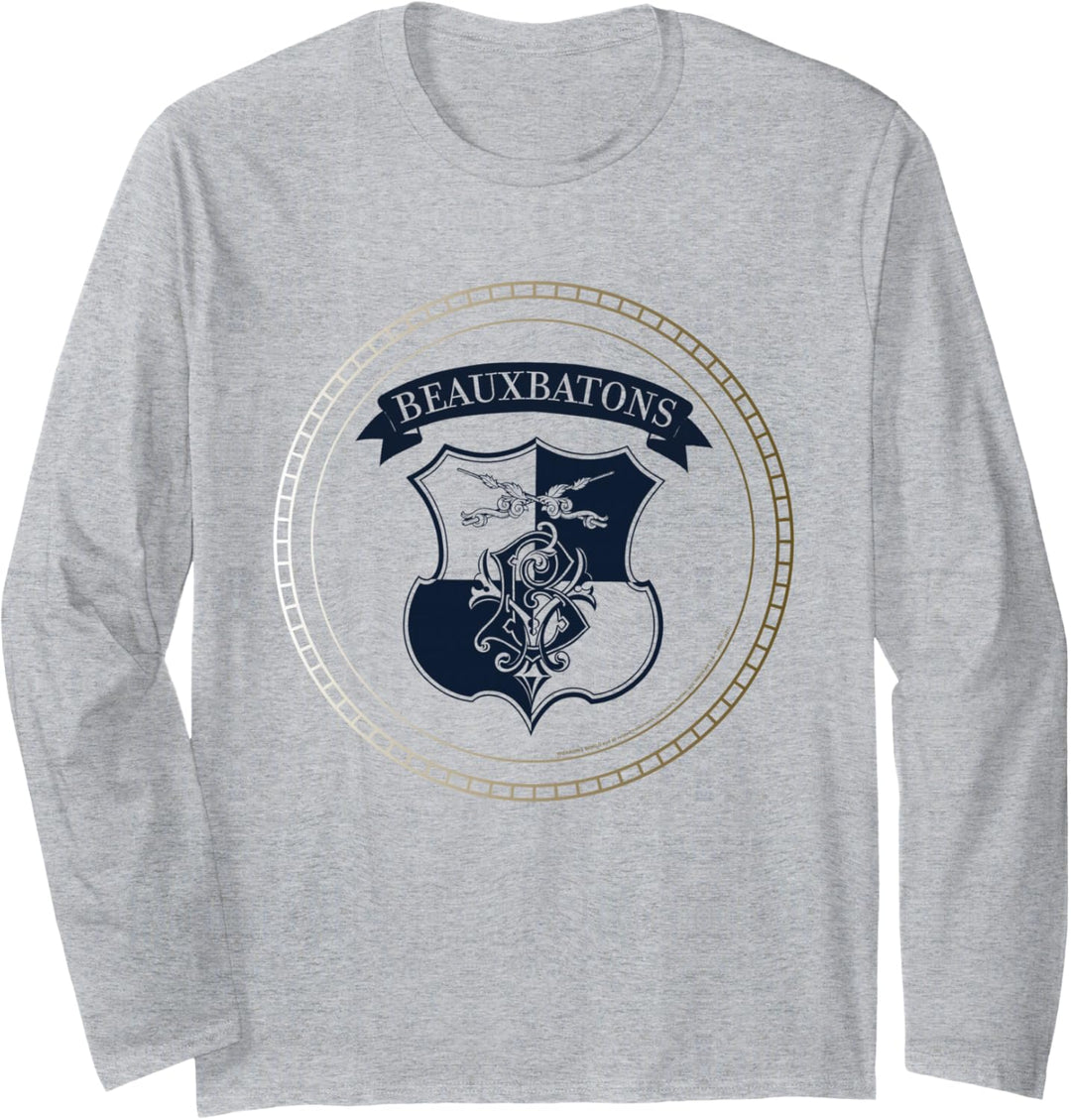 Harry Potter Beauxbatons Emblem Langarmshirt