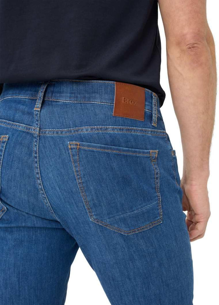 BRAX Herren Style Chuck Hi-Flex Light Jeans 31W / 30L 25 Regular Blue Used, 31W / 30L 25 Regular Blu
