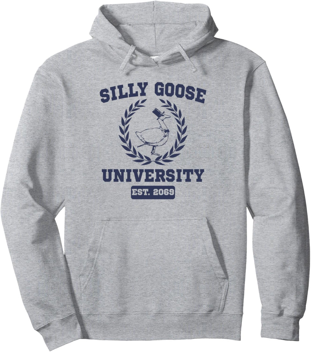 Silly Goose University Lustige Meme-Schule Silly Goose Academy Pullover Hoodie