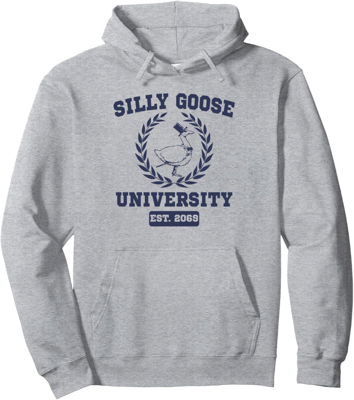 Silly Goose University Lustige Meme-Schule Silly Goose Academy Pullover Hoodie