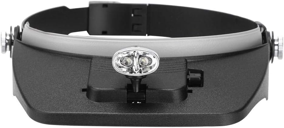Fdit Headhand Lupenbrille mit LED-Licht Honey Bee Lupe Brille Lupe Spiegelglas Imkerei Lupe MEHRWEG